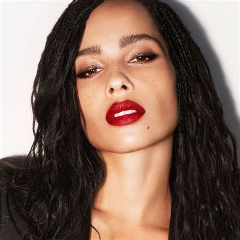 zoella ysl lipstick|zoe kravitz ysl makeup.